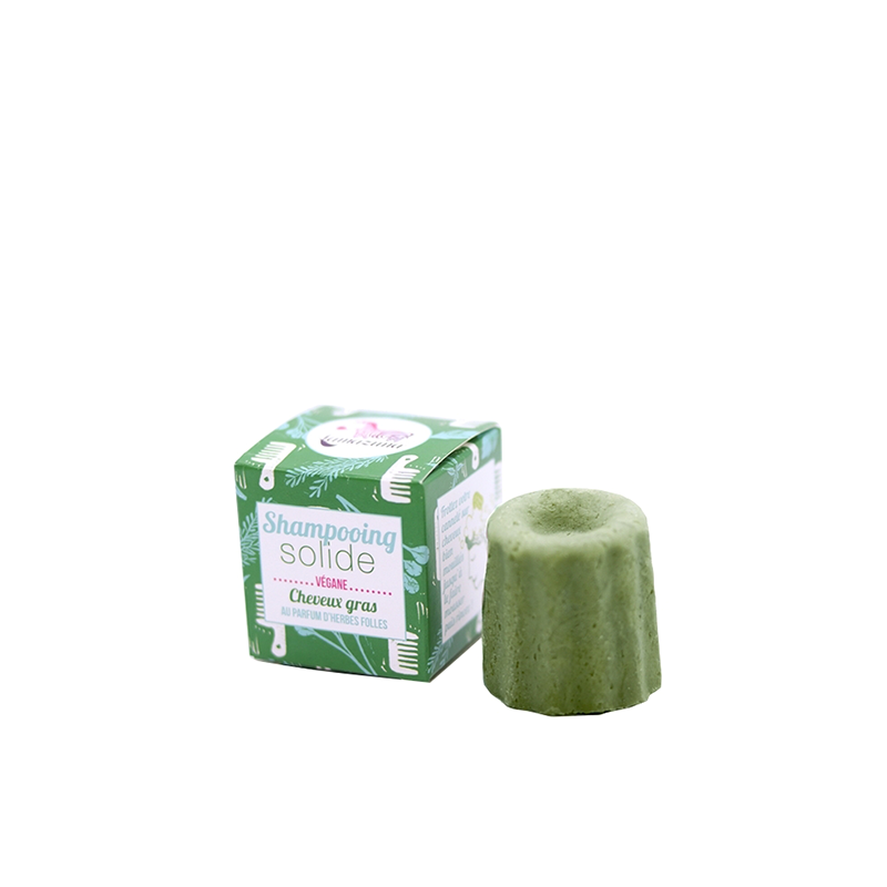 Shampoing Solide Herbes Folles Cheveux Gras - 55g