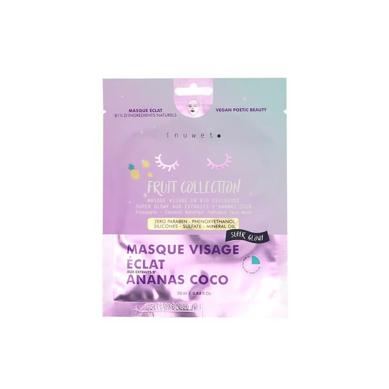 Masque Visage Eclat Fruit Collection Ananas Coco