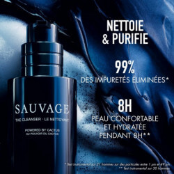Sauvage Le Nettoyant Nettoyant Visage - Charbon Noir Et Cactus (5)