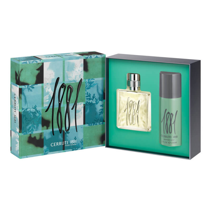 Cerruti 1881 Pour Homme - Coffret Fête Des Pères 2025 Eau de Toilette 100 ml + Déodorant 2