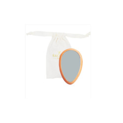 Miroir de Sac en Bois + Pochette Coton