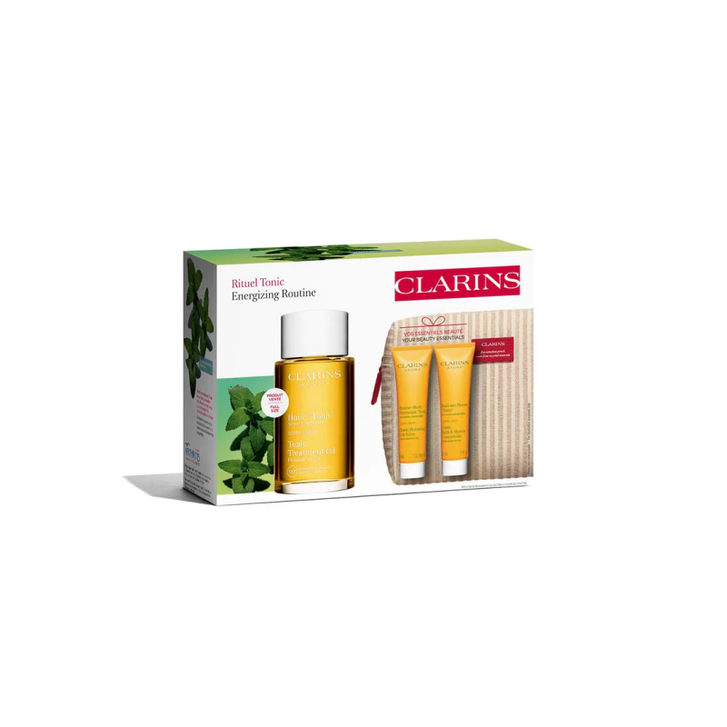Coffret Fête Des Mères 2024 Rituel Tonic Huile 100 ml + Baume Huile + Bain Aux Plantes 1