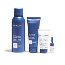 Clarins Men - Coffret Fête Des Pères 2025 Gel Moussant 150 ml + Après Rasage + Nettoyant + Huile (4)