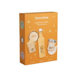 Trio Essentiels Douceurs - Coffret Gel Douche 75 ml + Crème + Gommage Pêche et Abricot