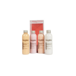 Quatuor - Creme Bain Douche - Coffret 4 Crèmes de Bain 75 ml Mangue, Peche, Bap, Coco