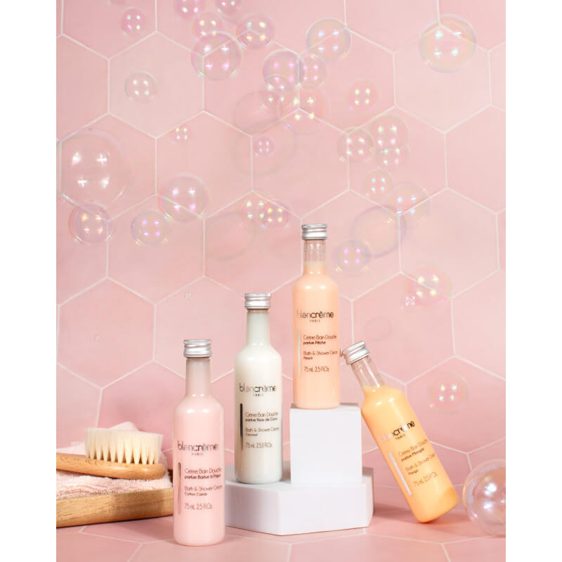 Quatuor - Creme Bain Douche - Coffret 4 Crèmes de Bain 75 ml Mangue, Peche, Bap, Coco 2