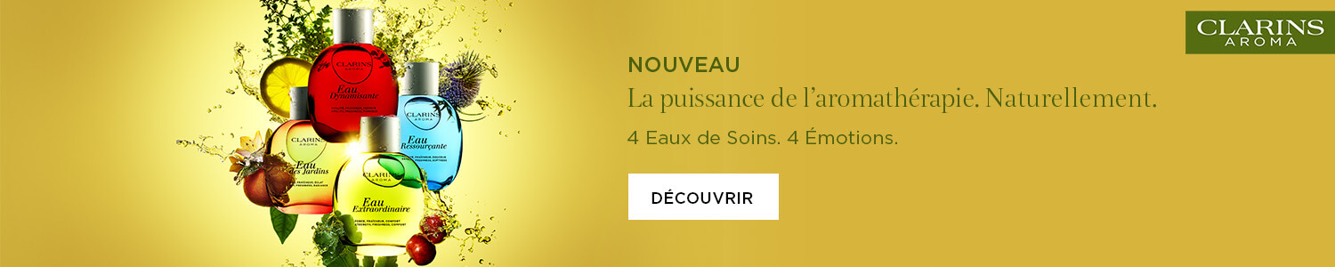 Bannière Clarins
